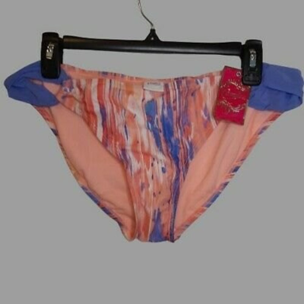 NWT XL Candies Abstract Lt Pink Swimsuit Bathing Suit Separates - BOTTOMS ONLY